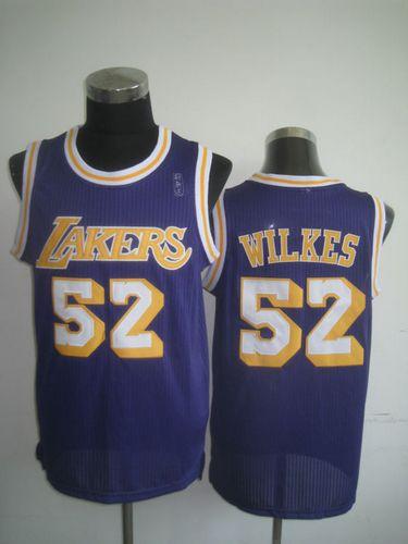 Jamaal Wilkes Los Angeles Lakers purple Throwback jersey