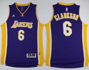 Jordan Clarkson Los Angeles Lakers purple jersey