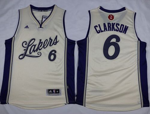 Jordan Clarkson Los Angeles Lakers white jersey