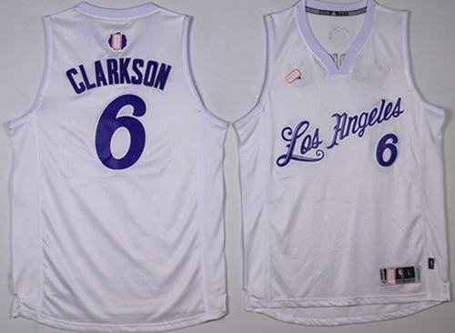 Jordan Clarkson Los Angeles Lakers white jersey