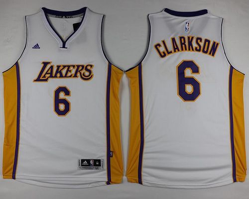 Jordan Clarkson Los Angeles Lakers white jersey