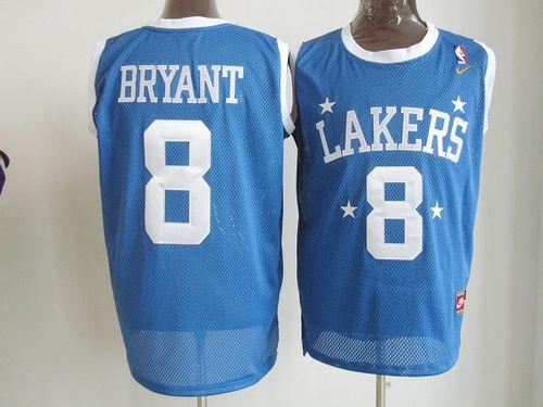 Kobe Bryant Los Angeles Lakers blue Throwback jersey