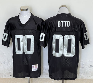 Jim Otto Las Vegas Raiders black Throwback jersey
