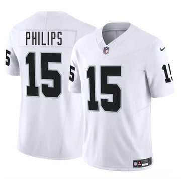 Kyle Philips Las Vegas Raiders white FUSE jersey