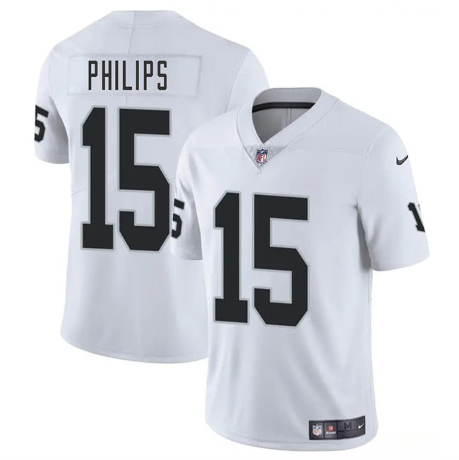 Kyle Philips Las Vegas Raiders white jersey