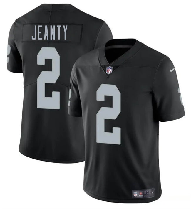Ashton Jeanty Las Vegas Raiders black jersey
