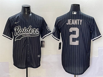 Ashton Jeanty Las Vegas Raiders black jersey
