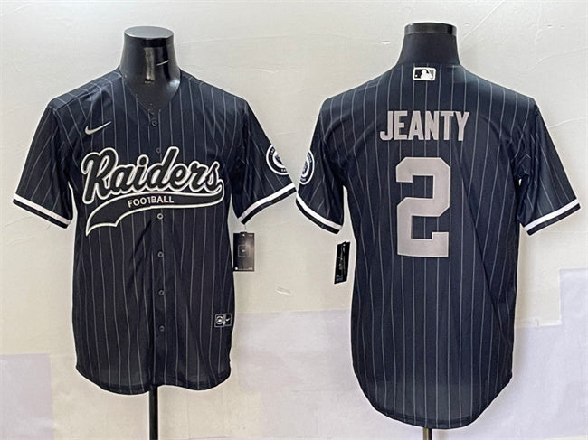 Ashton Jeanty Las Vegas Raiders black jersey