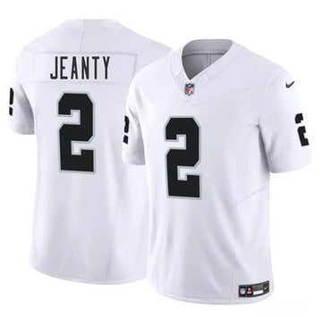 Ashton Jeanty Las Vegas Raiders white FUSE jersey