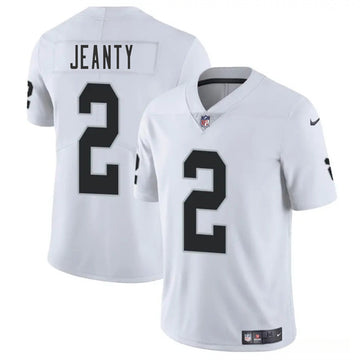 Ashton Jeanty Las Vegas Raiders white jersey