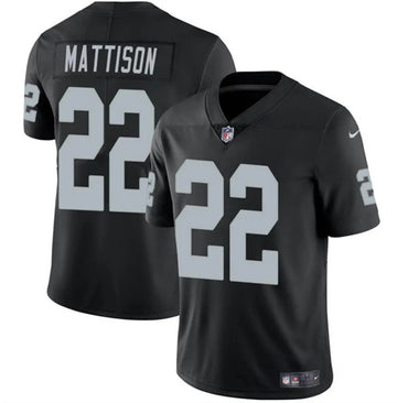 Alexander Mattison Las Vegas Raiders black jersey