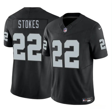 Eric Stokes Las Vegas Raiders black FUSE jersey