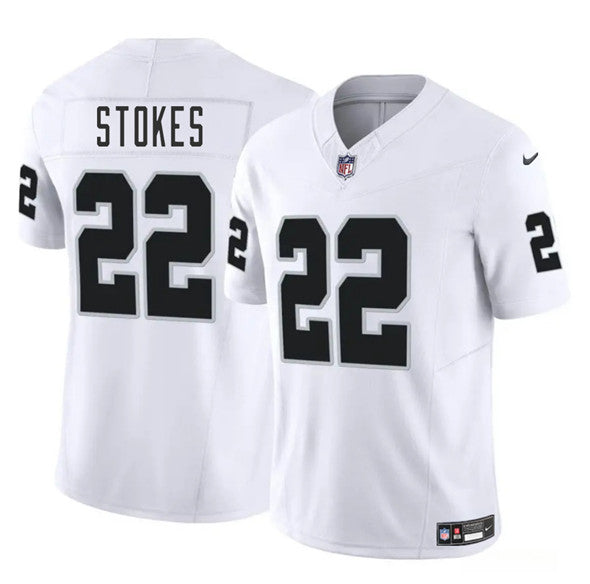 Eric Stokes Las Vegas Raiders white jersey
