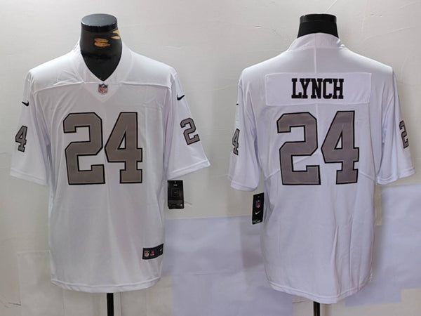 Marshawn Lynch Las Vegas Raiders white jersey