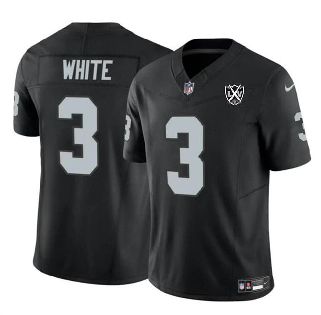 Zamir White Las Vegas Raiders black jersey