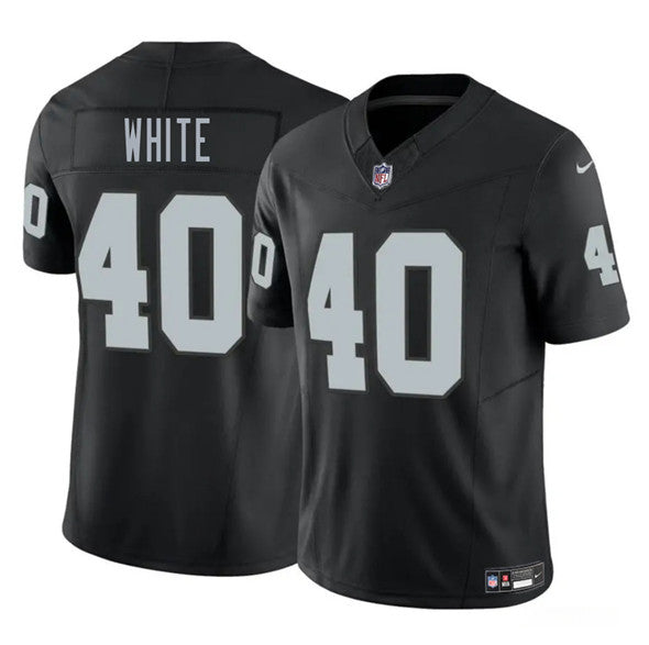 Devin White Las Vegas Raiders black FUSE jersey