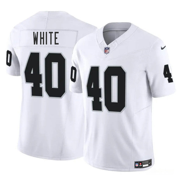 Devin White Las Vegas Raiders white jersey