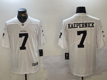 Colin Kaepernick Las Vegas Raiders white jersey