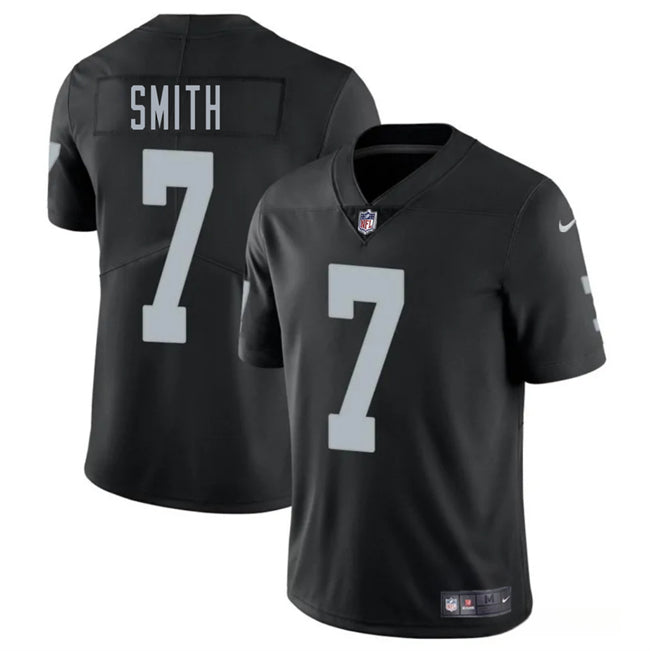 Geno Smith Las Vegas Raiders black jersey