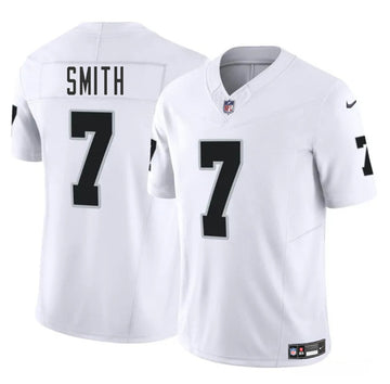 Geno Smith Las Vegas Raiders white FUSE jersey