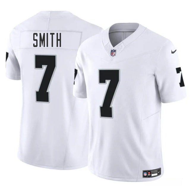 Geno Smith Las Vegas Raiders white FUSE jersey