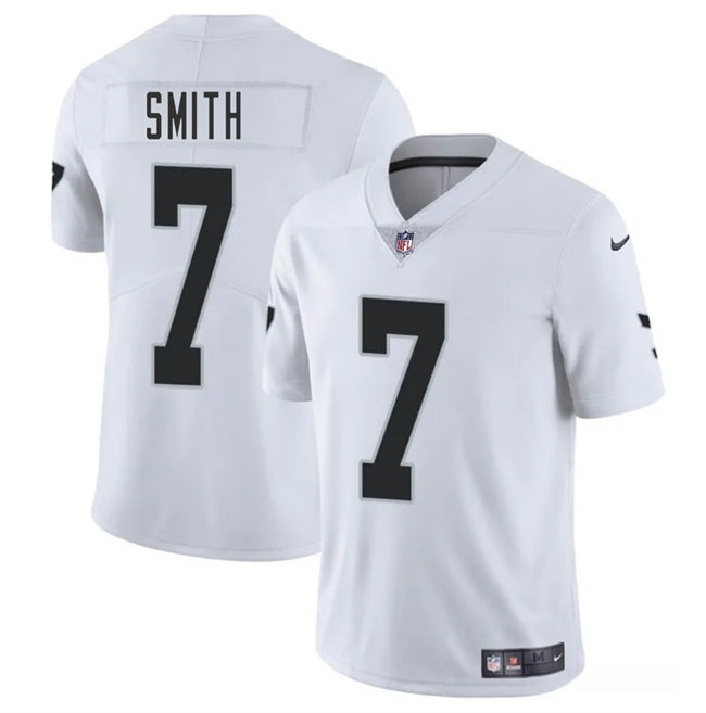 Geno Smith Las Vegas Raiders white jersey