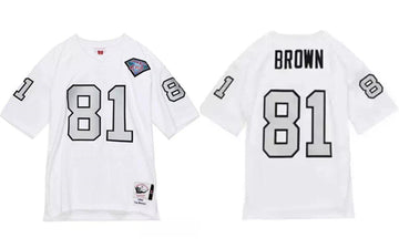 Tim Brown Las Vegas Raiders white jersey