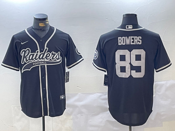 Brock Bowers Las Vegas Raiders black jersey