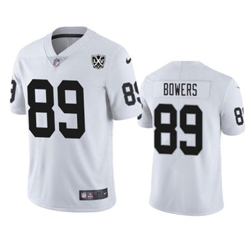 Brock Bowers Las Vegas Raiders white jersey