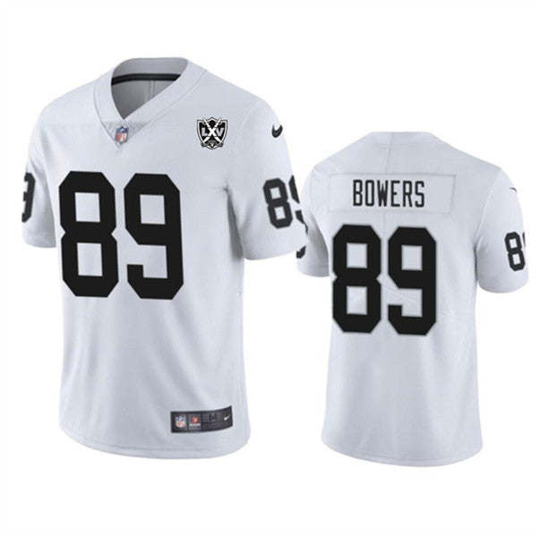 Brock Bowers Las Vegas Raiders white jersey