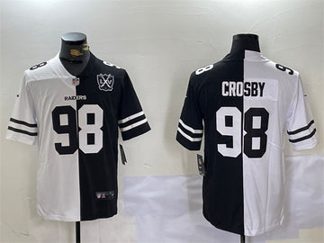 Maxx Crosby Las Vegas Raiders black Split jersey