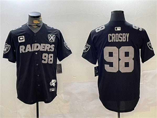Maxx Crosby Las Vegas Raiders black jersey