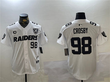 Maxx Crosby Las Vegas Raiders white jersey