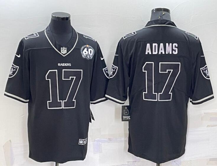 Custom Las Vegas Raiders black Shadow jersey