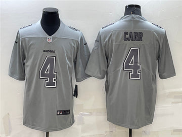 Custom Las Vegas Raiders gray Fashion jersey