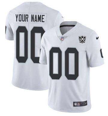 Custom Las Vegas Raiders white jersey