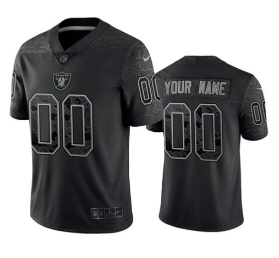 Custom Las Vegas Raiders black jersey