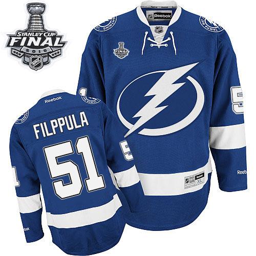 Valtteri Filppula Tampa Bay Lightning blue jersey
