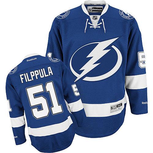 Valtteri Filppula Tampa Bay Lightning blue jersey