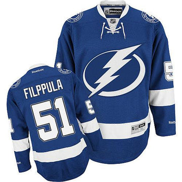 Valtteri Filppula Tampa Bay Lightning blue jersey