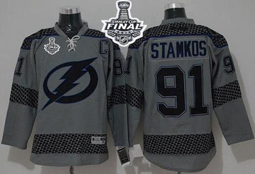 Steven Stamkos Tampa Bay Lightning charcoal Fashion jersey