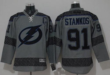 Steven Stamkos Tampa Bay Lightning charcoal Fashion jersey