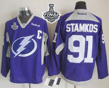 Steven Stamkos Tampa Bay Lightning purple jersey