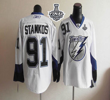 Steven Stamkos Tampa Bay Lightning white jersey