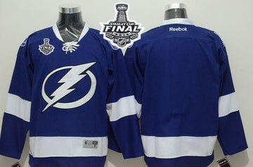 Custom Tampa Bay Lightning blue jersey