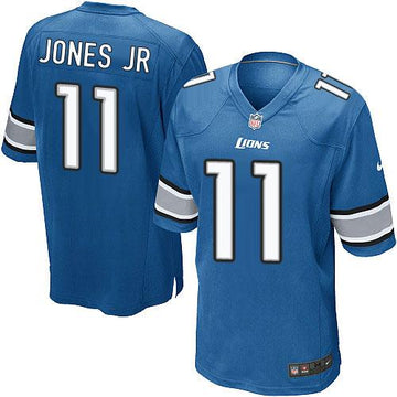 Lions #11 Marvin Jones Jr Light Blue Team Color Elite Jersey