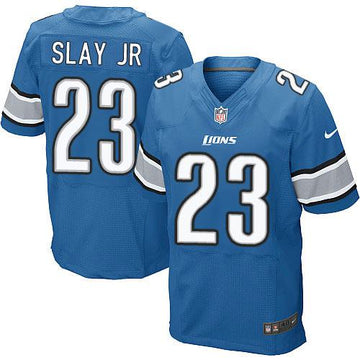 Lions #23 Darius Slay JR Blue Team Color Elite Jersey