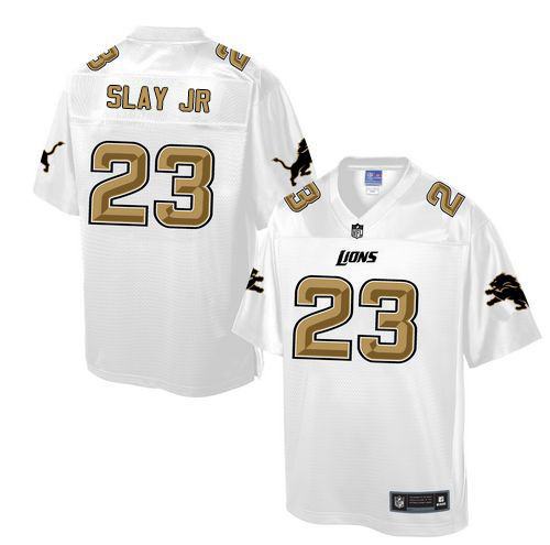 Lions #23 Darius Slay JR White Pro Line Fashion Game Jersey