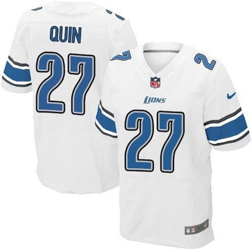 Lions #27 Glover Quin White Elite Jersey