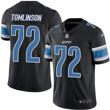 Lions #72 Laken Tomlinson Black Rush Jersey